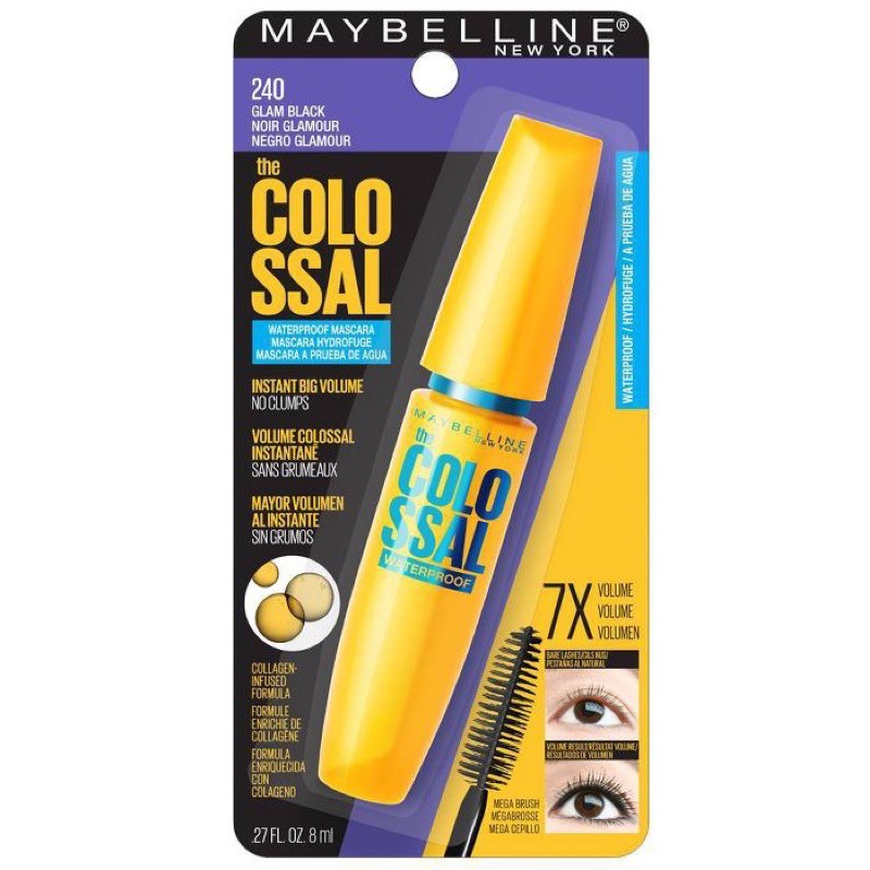 [Hàng Mĩ] Mascara Maybe Colosal mẫu mới không trôi ( WaterProof)