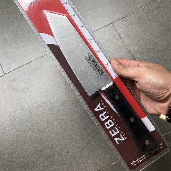 Dao inox 6.5' Zebra Thái Lan sắc bền 100254