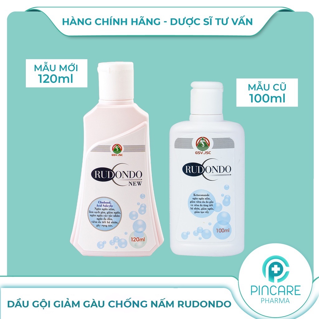 Dầu tắm gội Rudondo 100ml - Dầu gội giảm ngứa, gầu, nhờn - Hàng chính hãng - Nhà thuốc PinCare