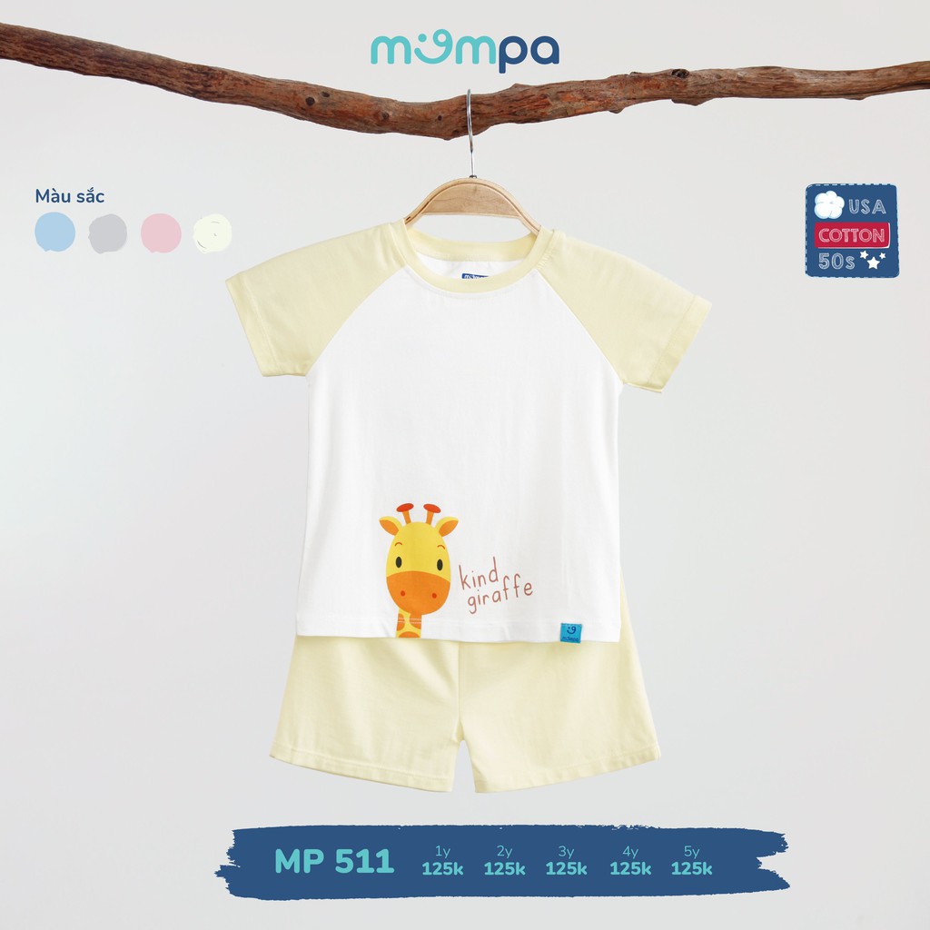 Mompa Bộ cài vai cho bé 125k