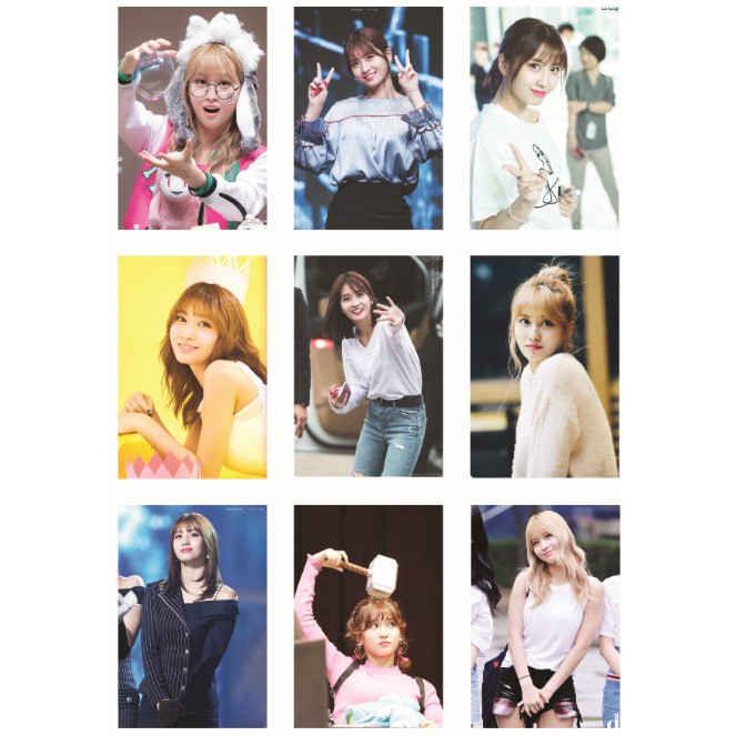 Lomo card ảnh thành viên TWICE - MOMO full 63 ảnh