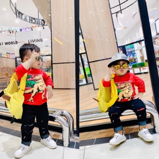 Sỉ áo tay dài khủng long