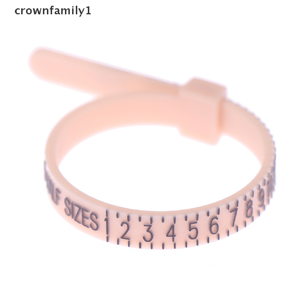 [crownfamily1] Dụng Cụ Đo Kích Thước Nhẫn Chuyên Nghiệp Làm Từ Nhựa