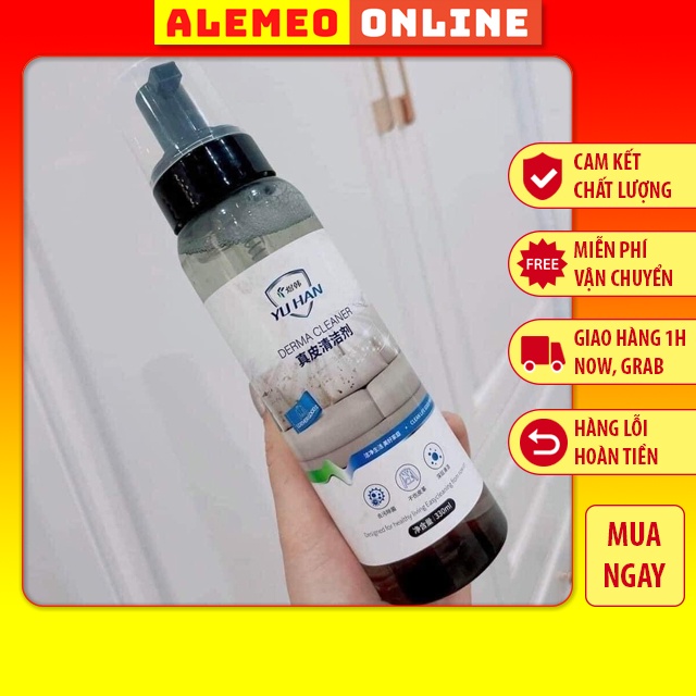 Nước giặt khô đồ da, túi xách, sofa YUHAN 330ml, bình xịt làm sạch quần áo, giày và đồ da - Alemeo Online