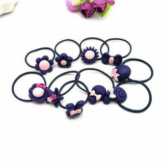 Set 50 dây buộc tóc cho bé