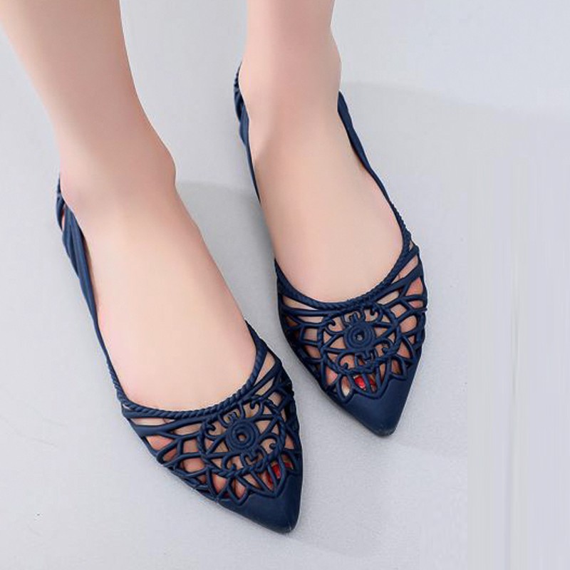 SIÊU GIẢM GIÁ Giày búp bê chất liệu nhựa dẻo thoáng mát cho ngày mưa 302 | BigBuy360 - bigbuy360.vn