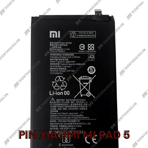 Pin xiaomi mi pad 5 (pin thay cho máy tính bản mi pad 5)