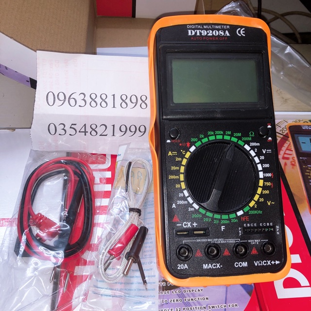 Đồng hồ vạn năng kỹ thuật số 9208