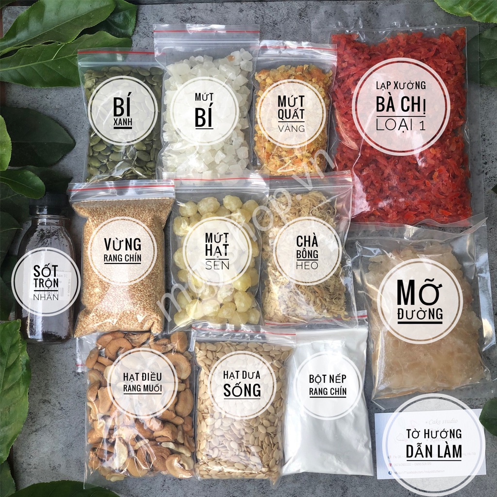 Set nhân Thập cẩm bánh Nướng (1,1kg)