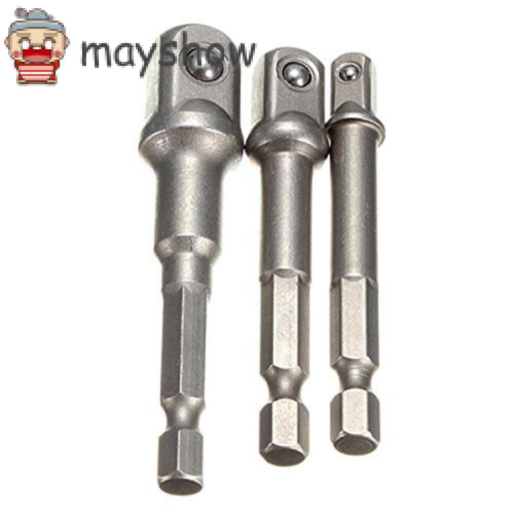 BITS Bộ 3 Đầu Chuyển Đổi Mũi Khoan 1 / 4 "3 / 8" 1 / 2 "