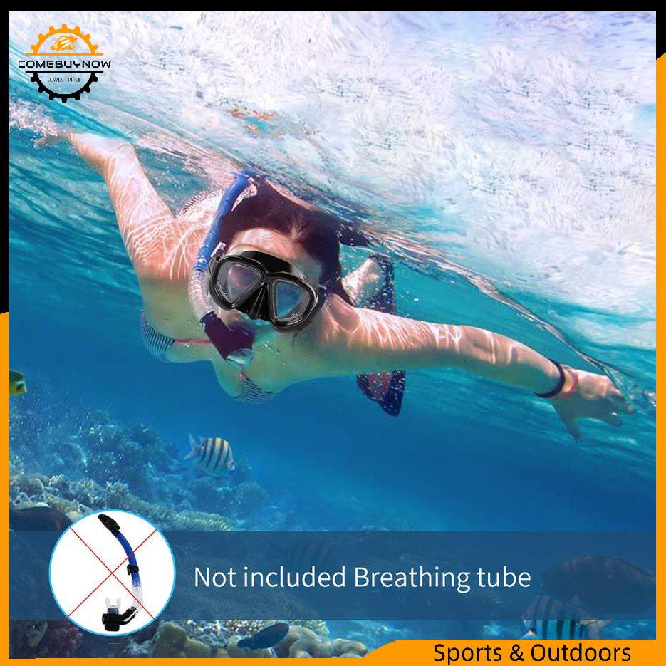 Kính bơi lặn tròng kính cường lực an toàn với dây đeo điều chỉnh được