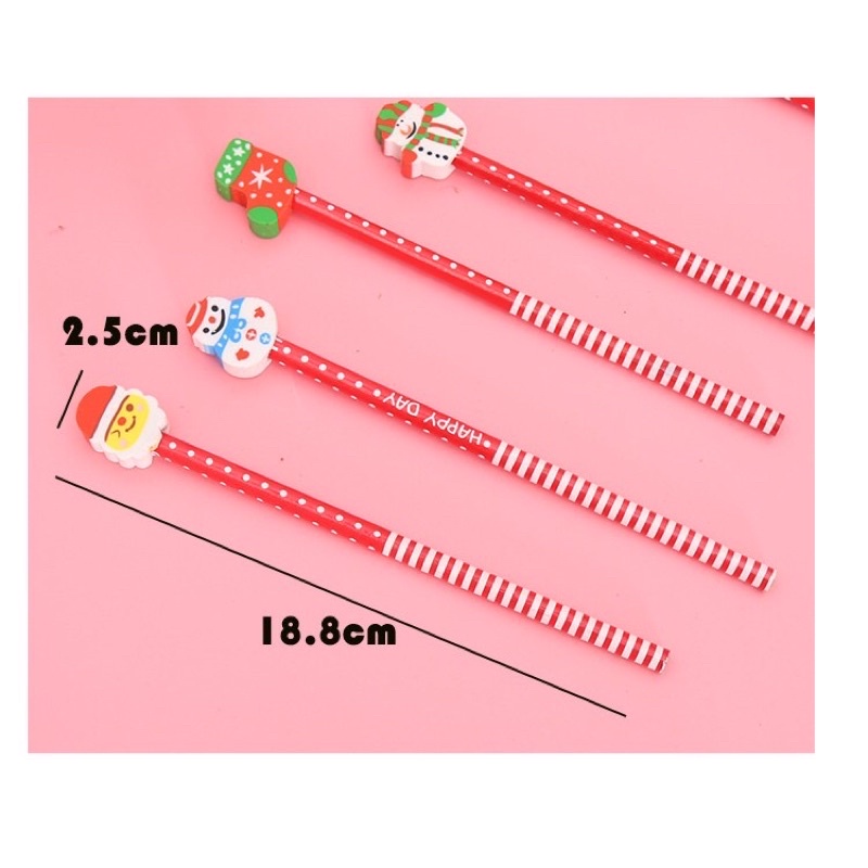 Bút chì kèm gôm nhiều hình