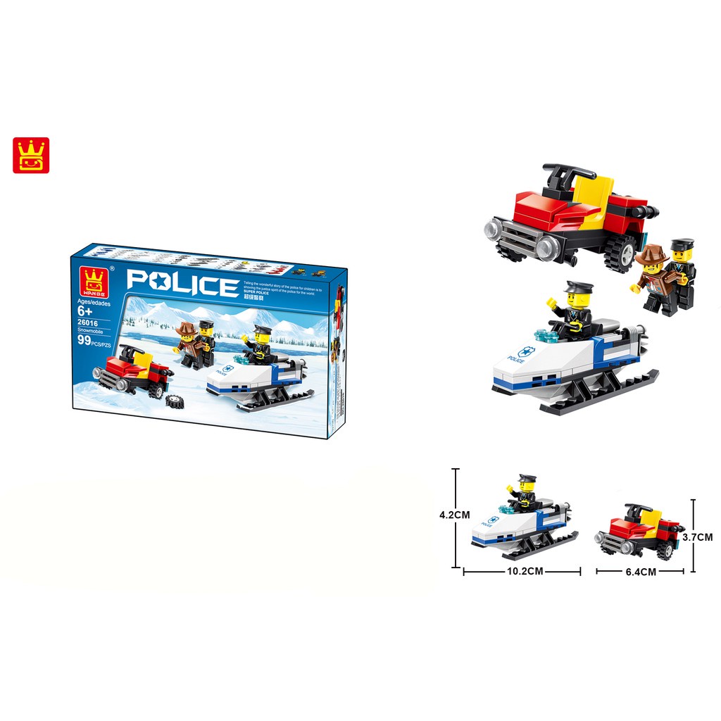 Lego Ghép Hình Cảnh Sát