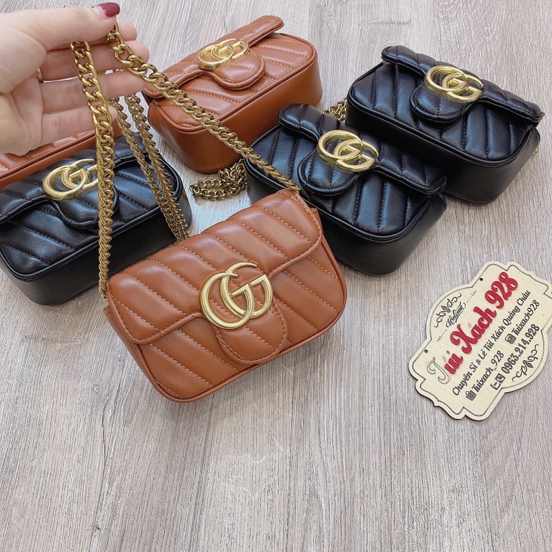 Túi Quảng Châu đeo chéo trần ô