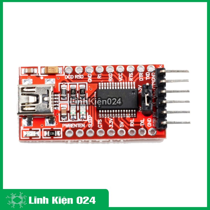 Module USB TO COM FT232 RL 3V3 - 5V - Đỏ