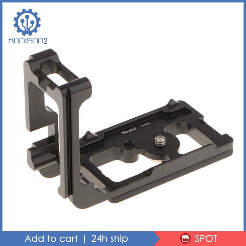 [KOOLSOO2]Quick Release Plate L Shape Bracket Holder HandGrip for Canon 5D3 5DIII