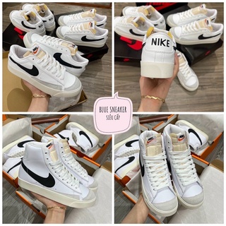 Giày Sneaker Nike Blazer Mid 77 Vintage White Black Cổ Cao,Thấp Kiểu Dáng Thể Thao Phối Màu Đen Trắng Cao Cấp Full Box