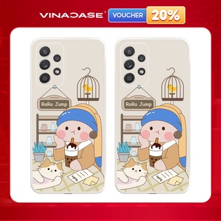 Ốp lưng Vina Case Samsung A52/A72/M10/J7 Prime/....Silicone TPU dẻo viền vuông bảo vệ camera hình Roro. Jump.