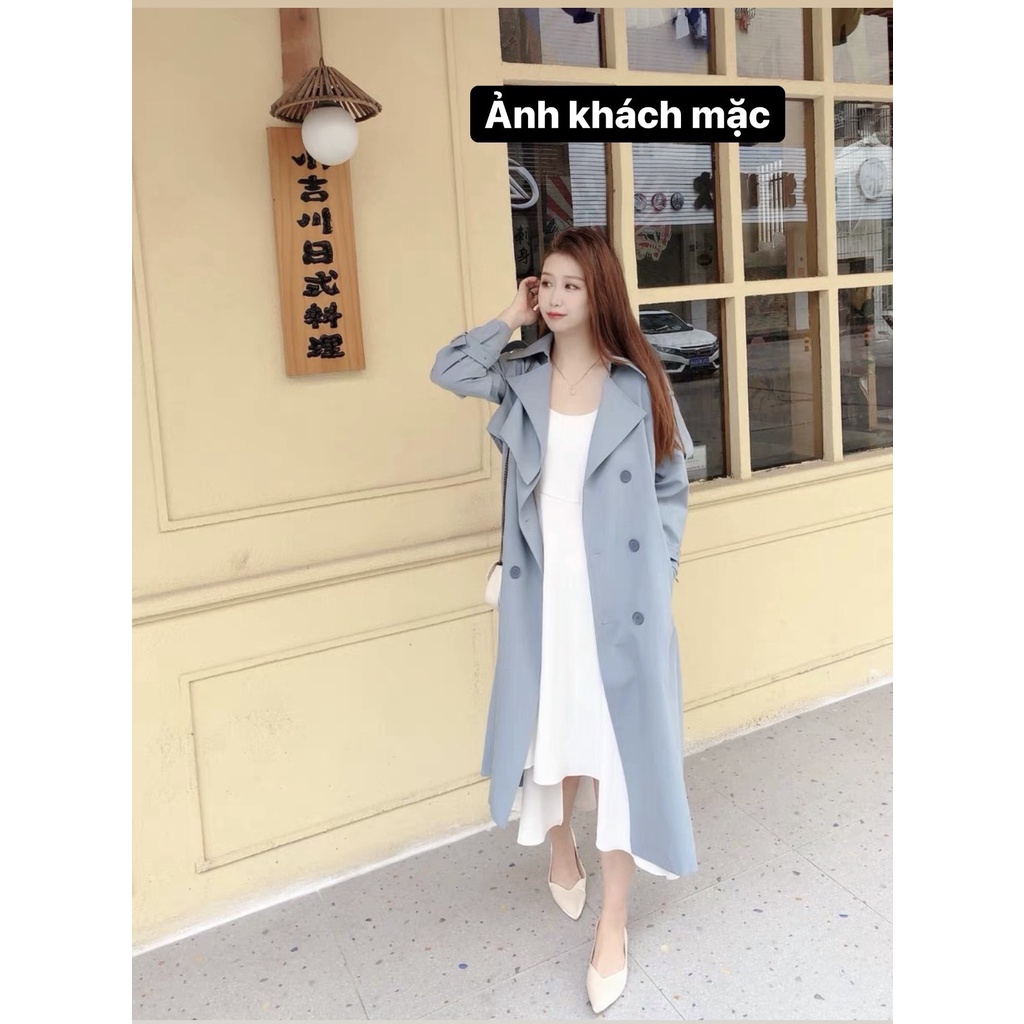 Áo khoác mangto dáng dài