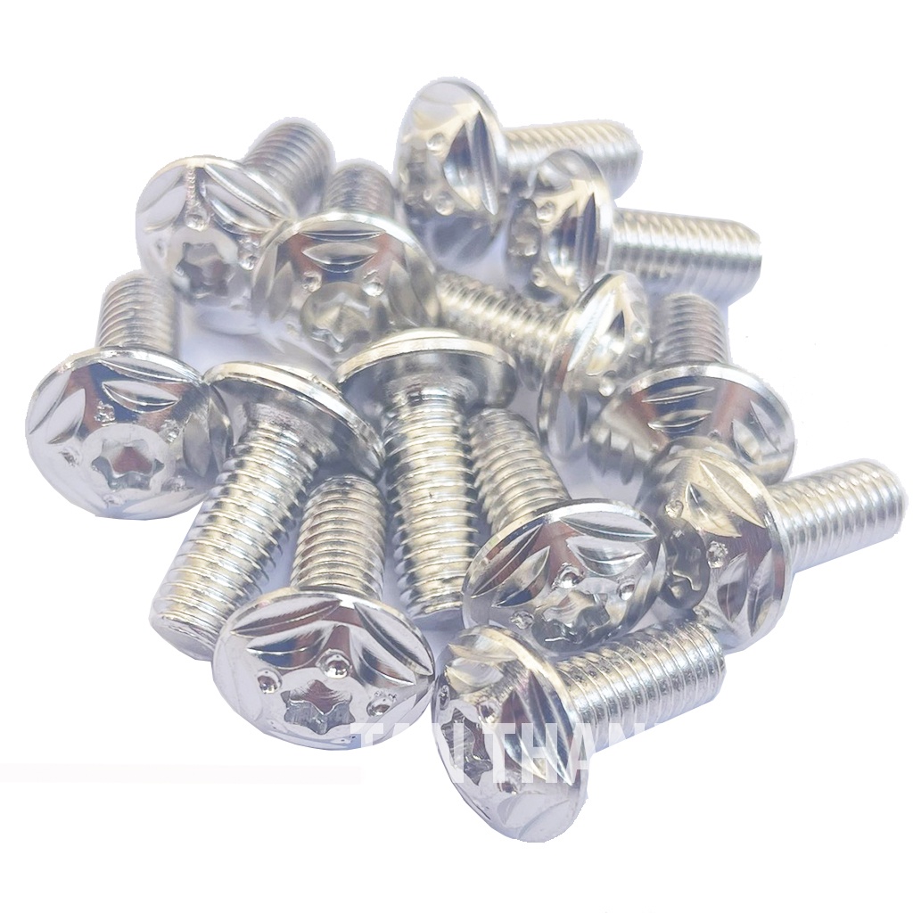 Ốc Salaya 6li15 Dù Mỏng Gắng Đĩa Vario, Ốp pô, Chụp Pô Ex155-PTTT