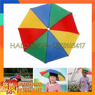 Dù đội đầu che nắng mưa du lịch câu cá
