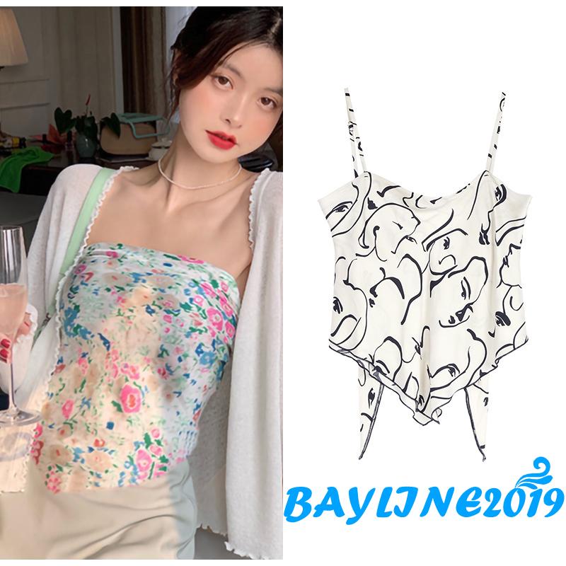 Áo Ống In Họa Tiết Khuôn Mặt Thời Trang Dành Cho Nữ | BigBuy360 - bigbuy360.vn