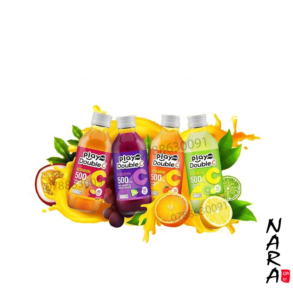 Nước uống Vitamin C vị trái cây Playmore Double C 160ml