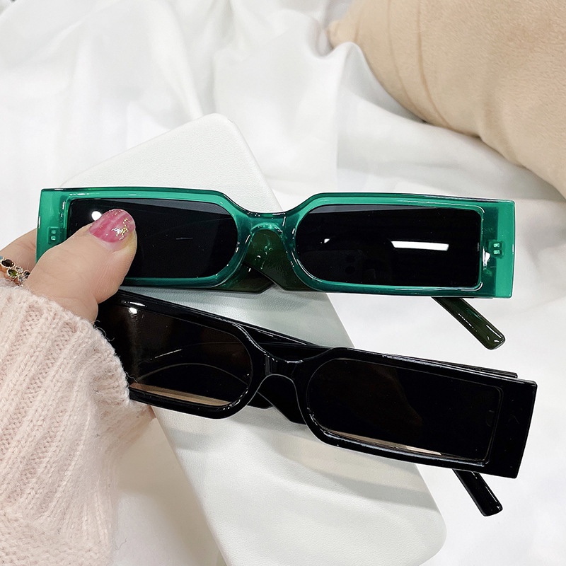Kính Mát Phân Cực Chống Tia UV Hình Chữ Nhật Nhỏ Thời Trang Cho Nam Nữ