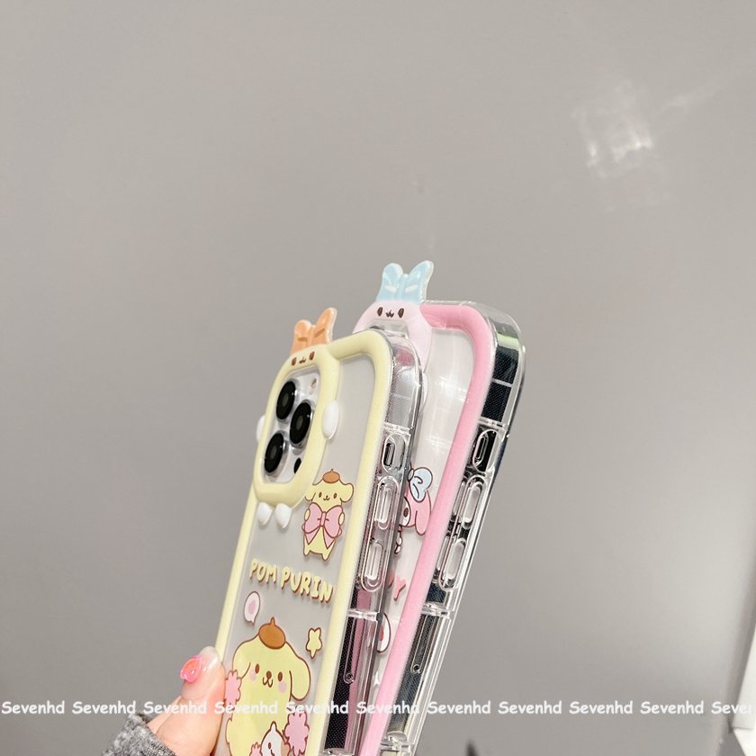 Ốp Điện Thoại Mềm Trong Suốt Họa Tiết Quái Vật Nhỏ Cho iPhone 14 13 12 11 Pro Max Xs Max Xr X 7 8 6 6s Plus