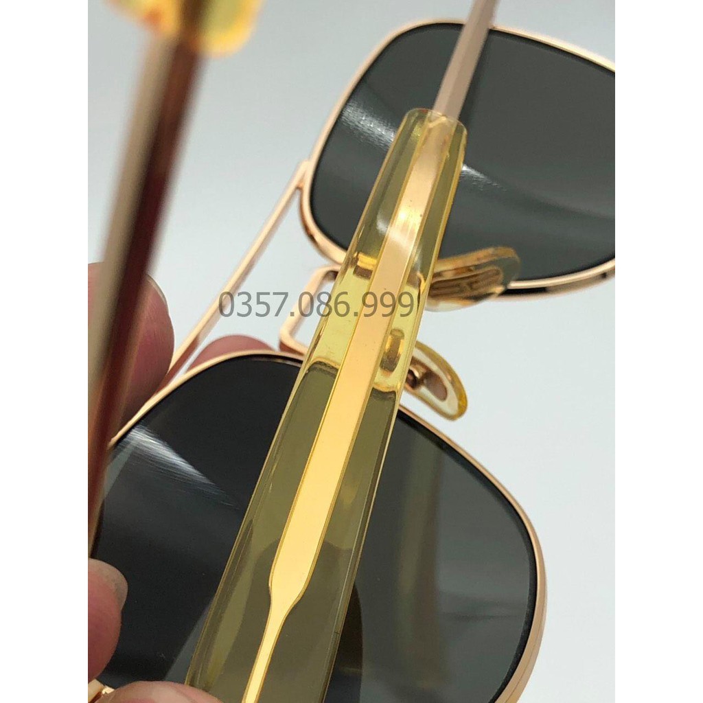 AMERICAN OPTICAL kính cơn mạ vàng 12k dày dặn mắt kính thủy tinh