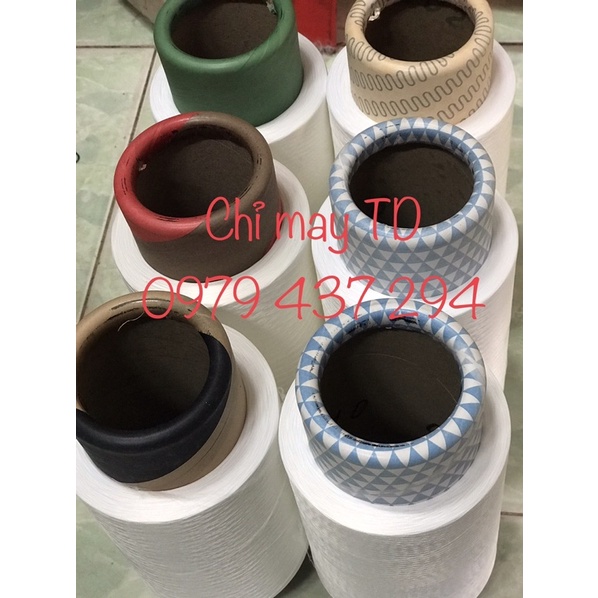 Lốc 6 ống tơ vắt sổ 150 trắng hàng chất lượng chính phẩm