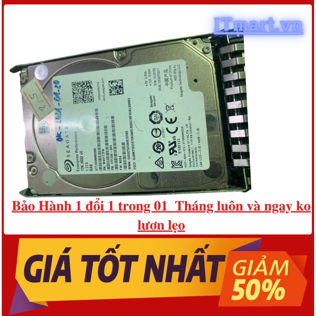 Ổ cứng SERVER 2.5INH inch nhiều hãng IBM/DELL/HP/SEAGATE/LENOVO hàng tháo server sức khỏe tốt