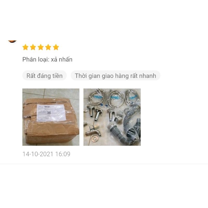 Bộ xả lavabo nhựa, xả ruột gà nhấn
