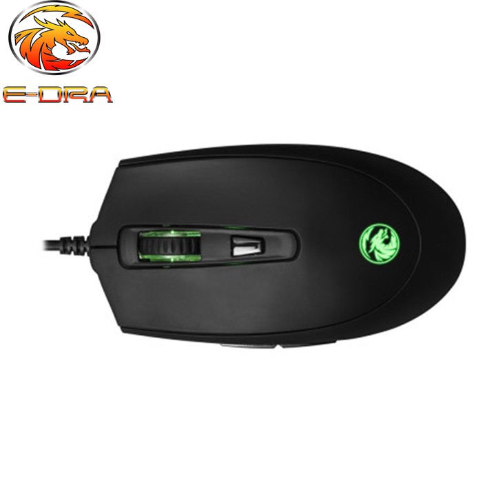 [Mã SKAMPUSHA7 giảm 8% đơn 250k]Chuột chơi game E-Dra EM614 Optical USB Black-Hàng Chính Hãng
