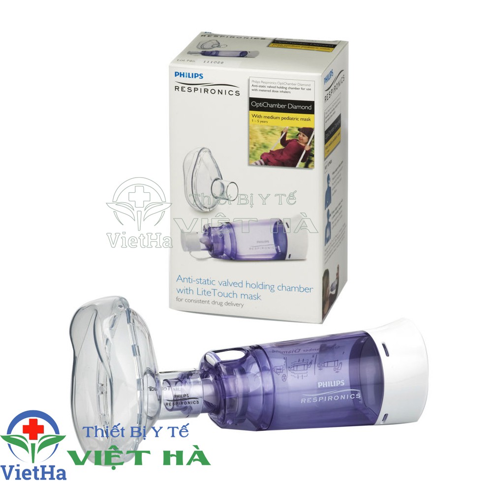 Buồng đệm, buồng hít hen suyễn Babyhaler - Mỹ