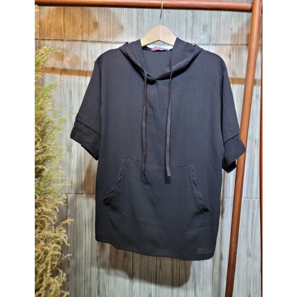 Áo thun Stee Hoodie Tay ngắn WINDY - Giá sỉ Unisex