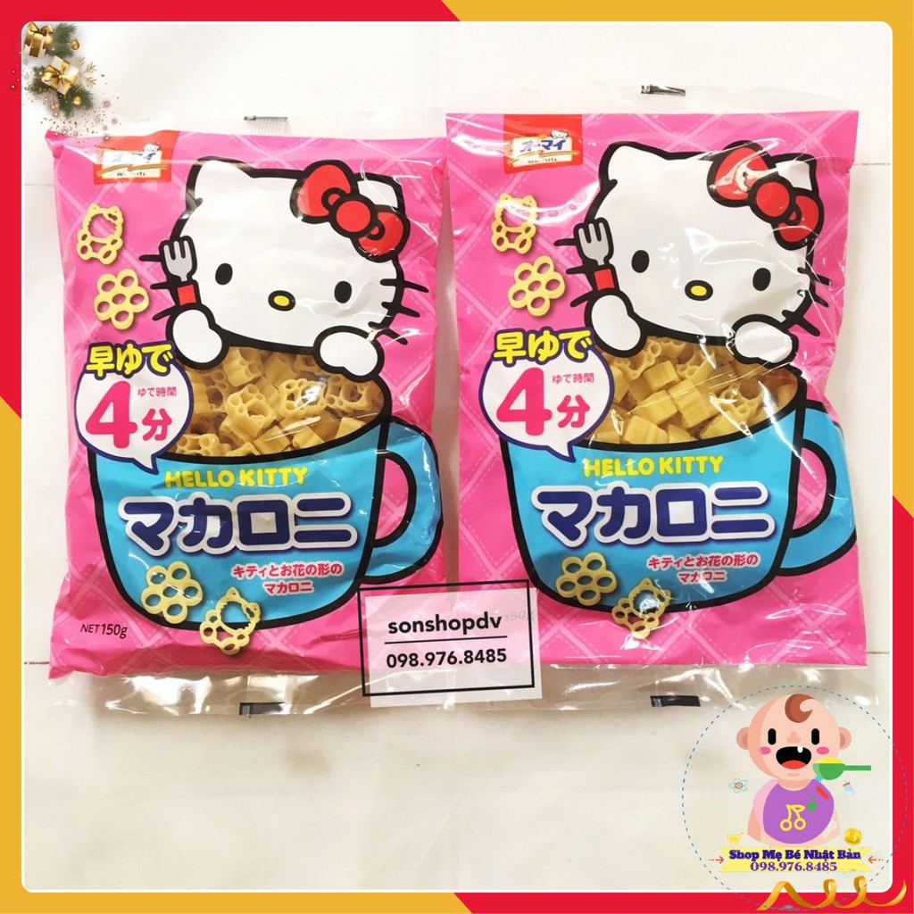 Nui Hello Kitty Nhật Bản 150gr | Nui Trứng Ăn Dặm Cho Bé Từ 9m+