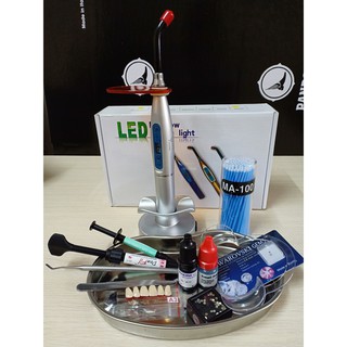 Bộ đắp khểnh đính đá răng ( tặng kèm 30 viên đá )