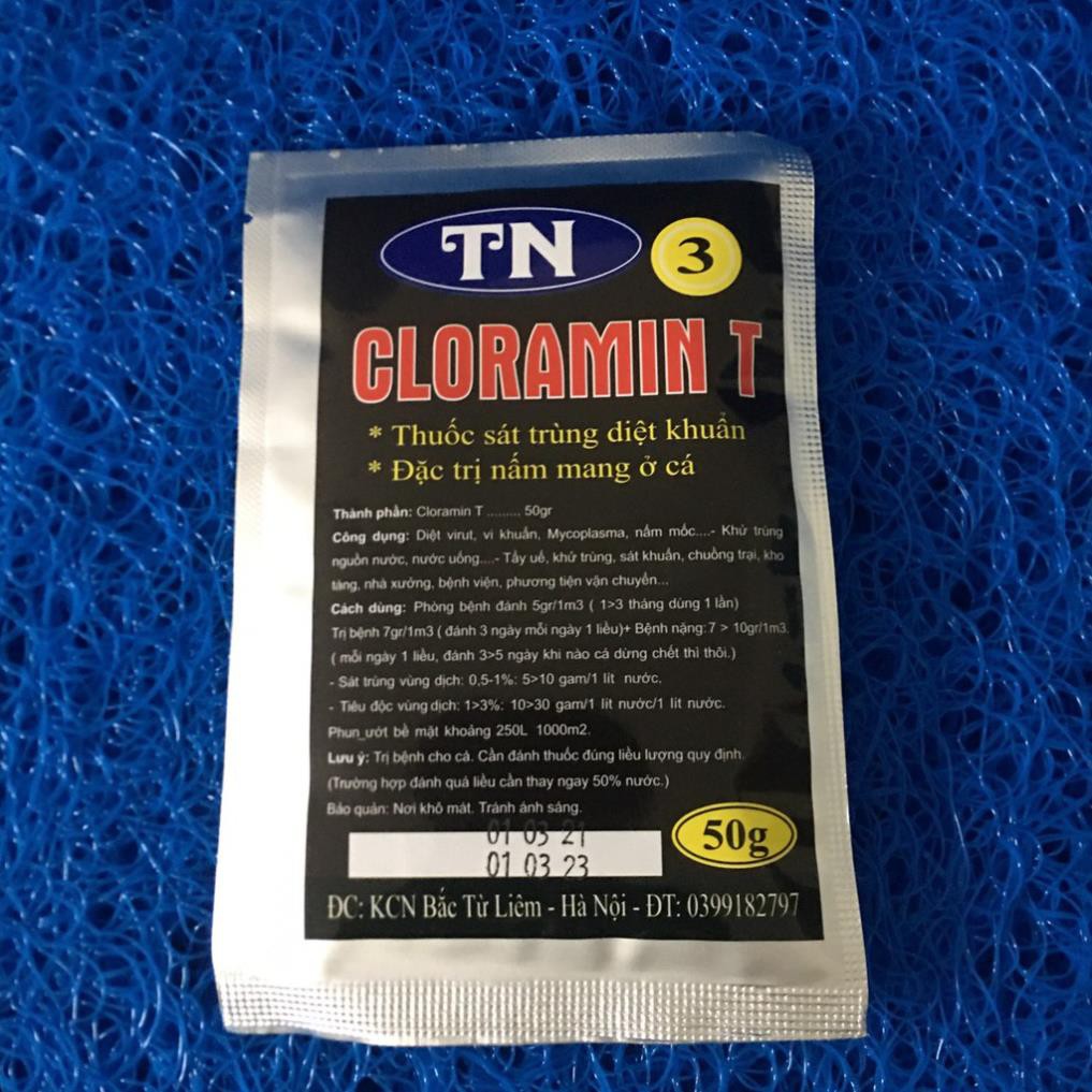 CLORAMIN T - SẢN PHẨM  CHO CÁC LOẠI CÁ CẢNH