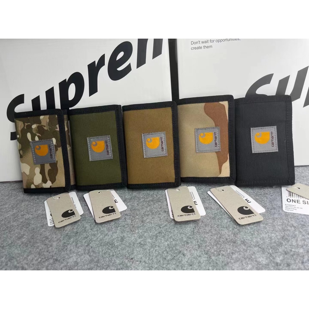 Ví Đựng Tiền Xu Thẻ Bằng Vải Oxford Gấp Ba Chống Thấm Nước