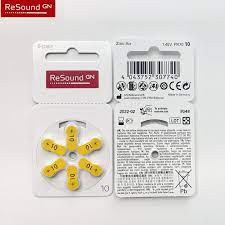 PIN MÁY TRỢ THÍNH SIZE 10 RESOUND - CAM KẾT CHÍNH HÃNG ĐỨC