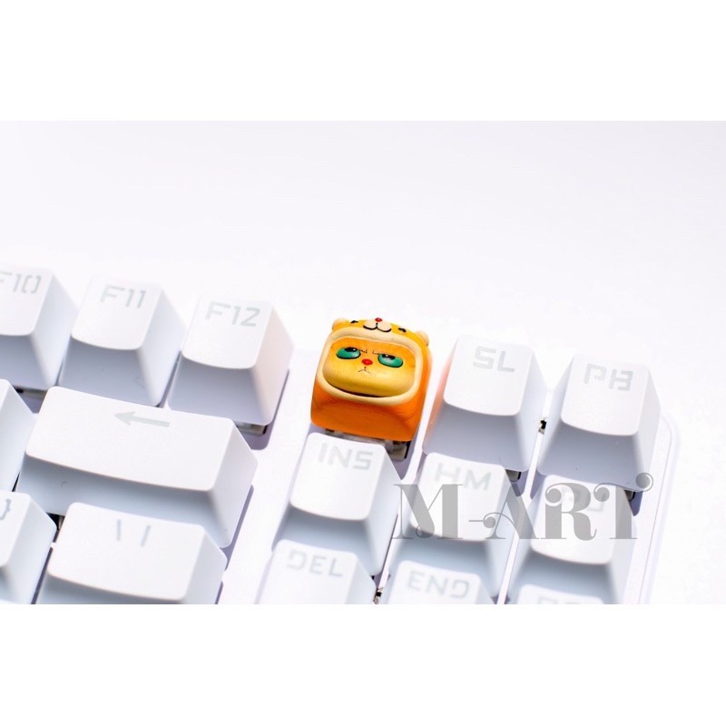 Keycap - Nút Bàn Phím Gaming - Nút Bàn Phím Cơ Mặt Mèo Hờn Dỗi  - Cáo Lửa - KC022