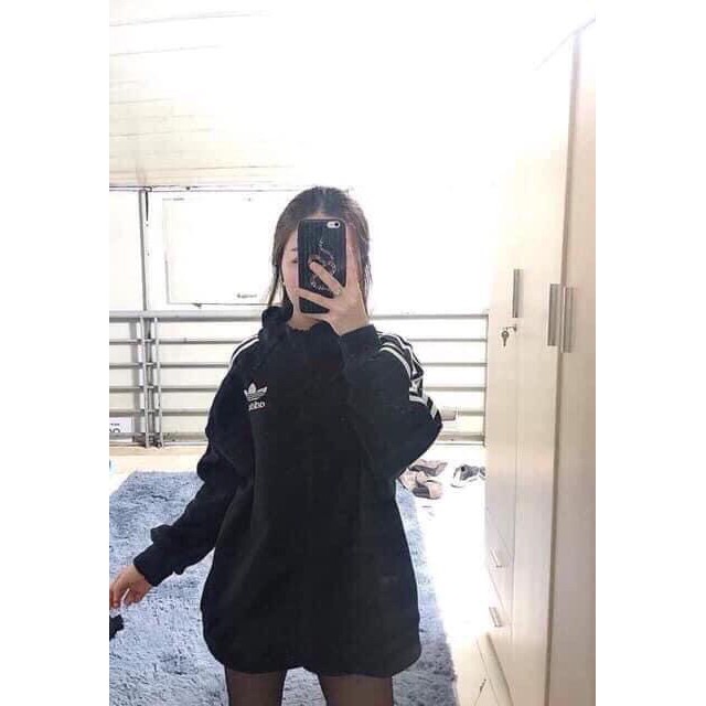 [RẺ VÔ ĐỊCH] Áo Khoác Nỉ Nữ 3 Sọc Tay