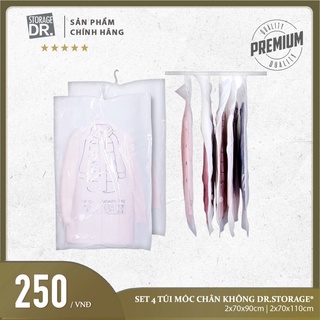 Set 4 túi móc chân không loại móc treo Dr.Storage®