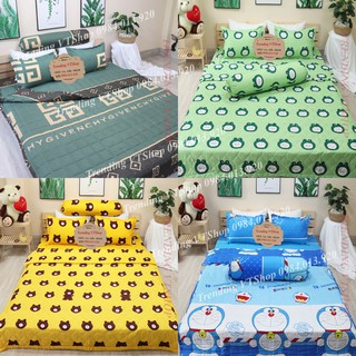 Bộ 5 món chăn hè ga gối chất liệu Poly Cotton giá siêu rẻ