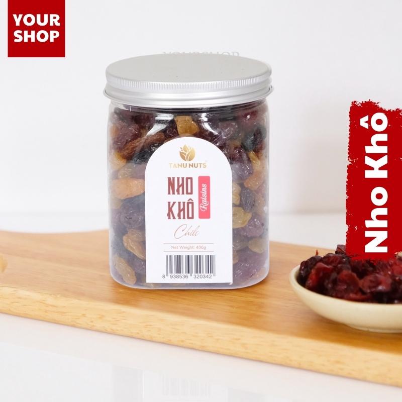 Nho Sấy Dẻo Không Đường Yourshop - Nho Khô 3 Màu Raisins