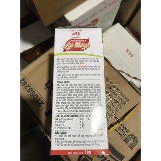 Sốt Mayonnaise Aji Mayo AJNOMOTO hộp 1kg