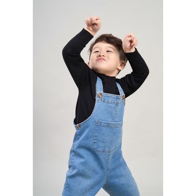 Quần Yếm Cho Bé Thương Hiệu YODY, Quần Jeans Baggy Bé Trai Bé Gái Túi Bụng KID4294