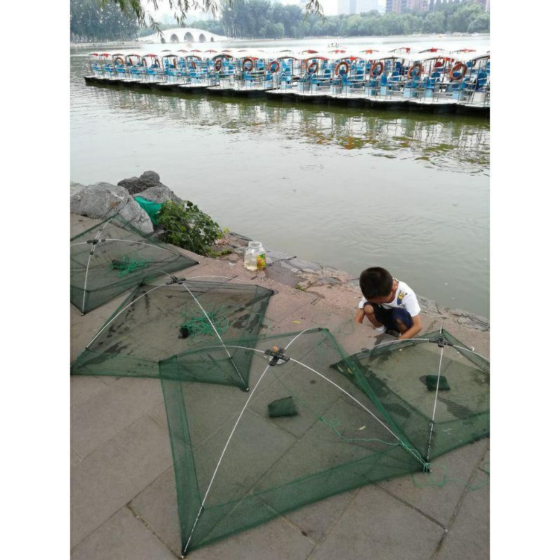 Vó tôm,cá, tép... có thể gấp gọn rất tiện lợi và dễ sử dụng