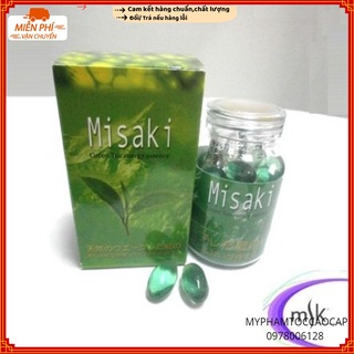TINH DẦU TRÀ XANH MISAKI GREEN TEA CAPSULES GIÚP TÓC ÓNG MƯỢT 30